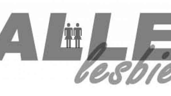 Het logo van Hallelesbienne