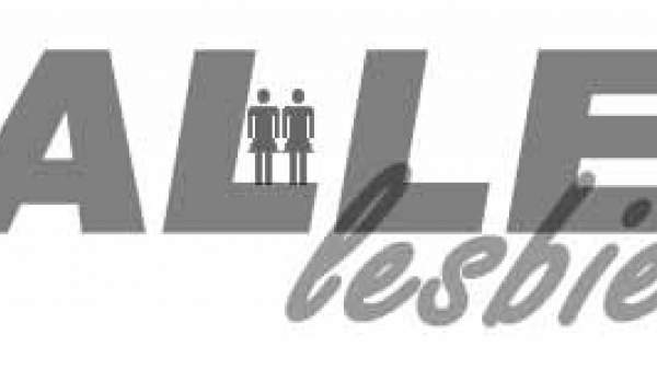 Het logo van Hallelesbienne